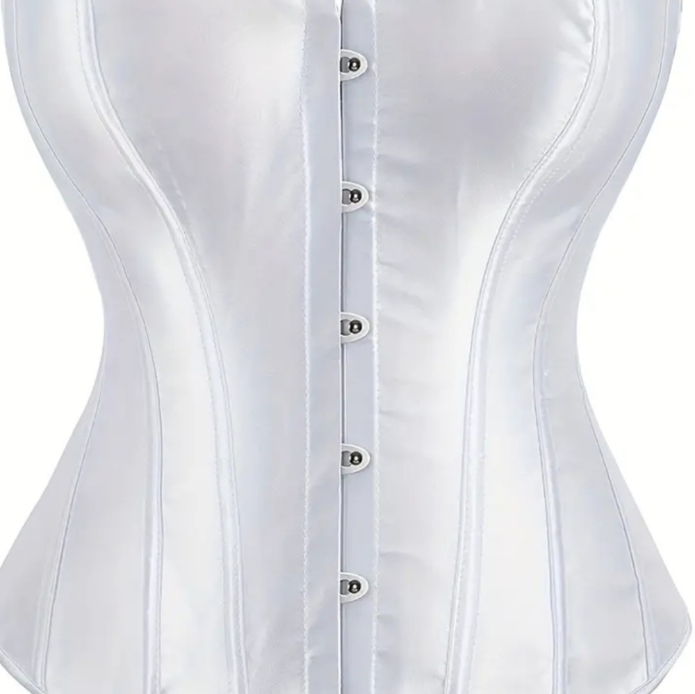 Solid Strapless Corset